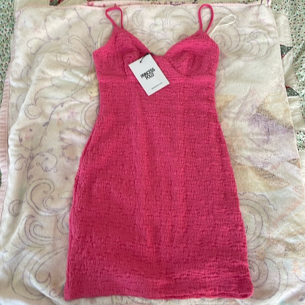 Hot Pink Mini Dress